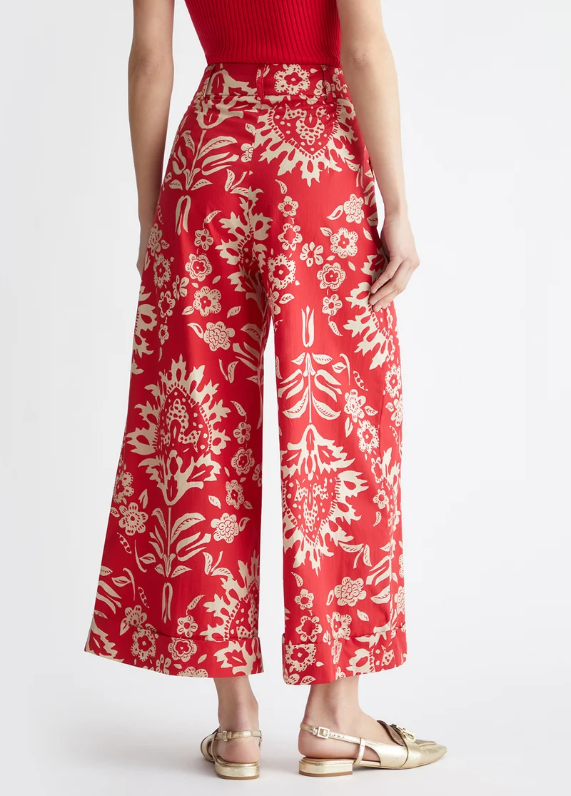 Printed Cotton Pants