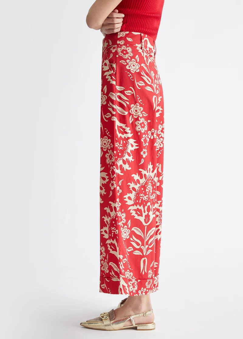 Printed Cotton Pants