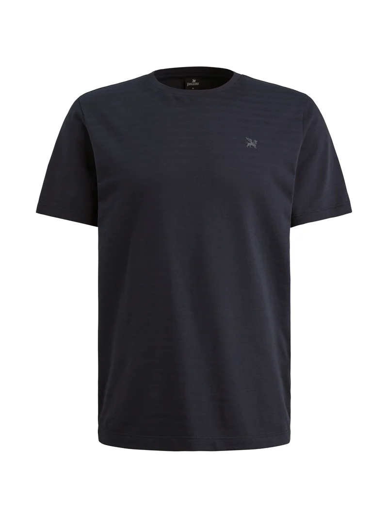 Short sleeve r-neck jersey structu, Sky Captain
