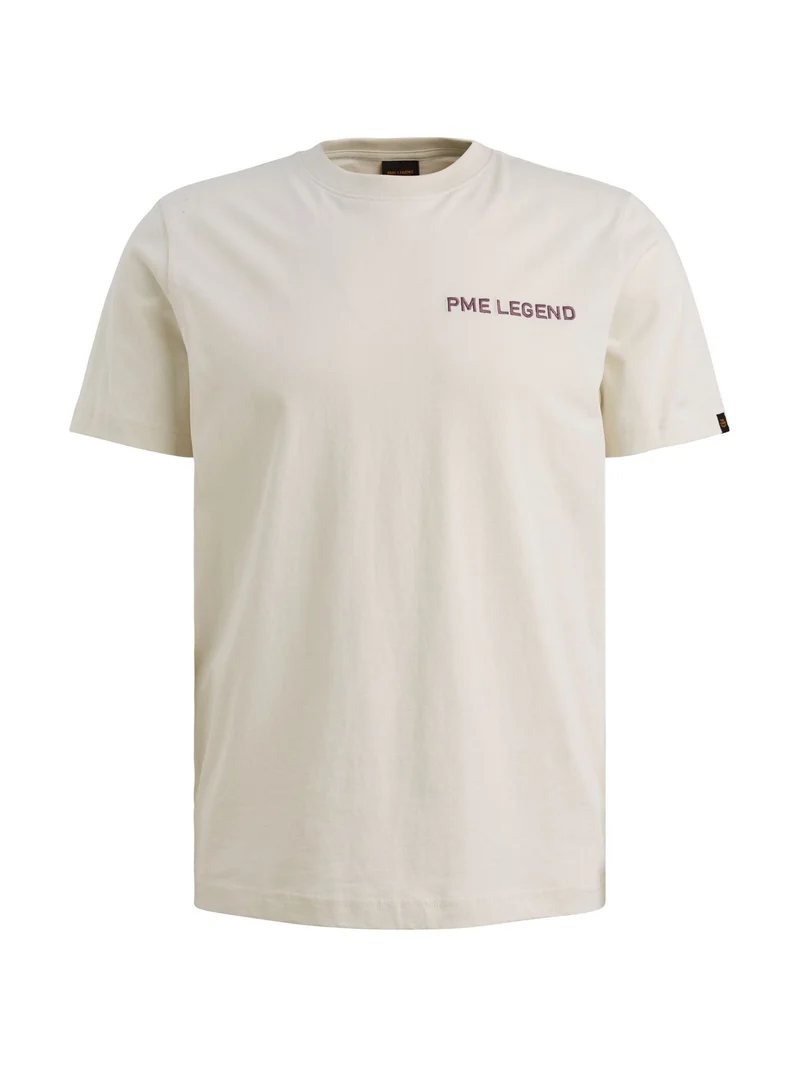 Short sleeve r-neck single jersey, Bone White