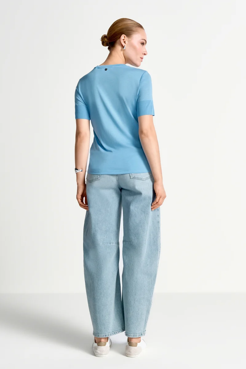 T Fineknit Shirt, sailor sky