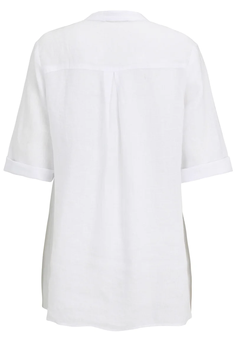 Bluse 1/2 Arm, WeiSS/Schwarz