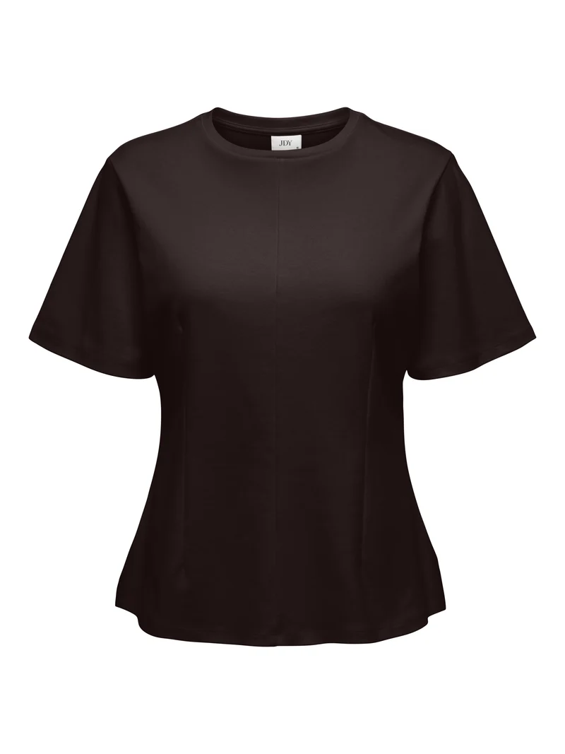 JDYEVA S/S TOP JRS, Black Coffee
