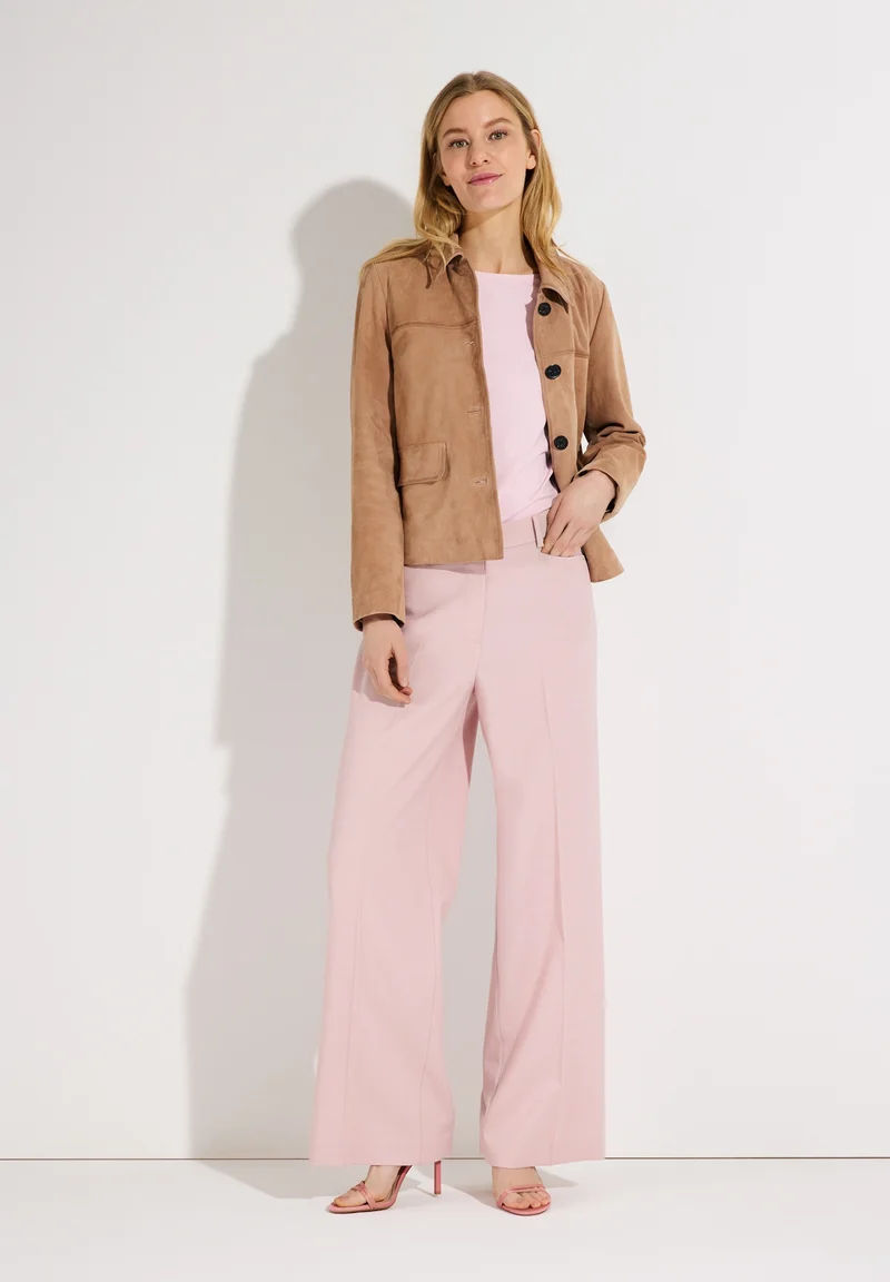 PES-CV Blend Wide Leg Pants, sorbet rose