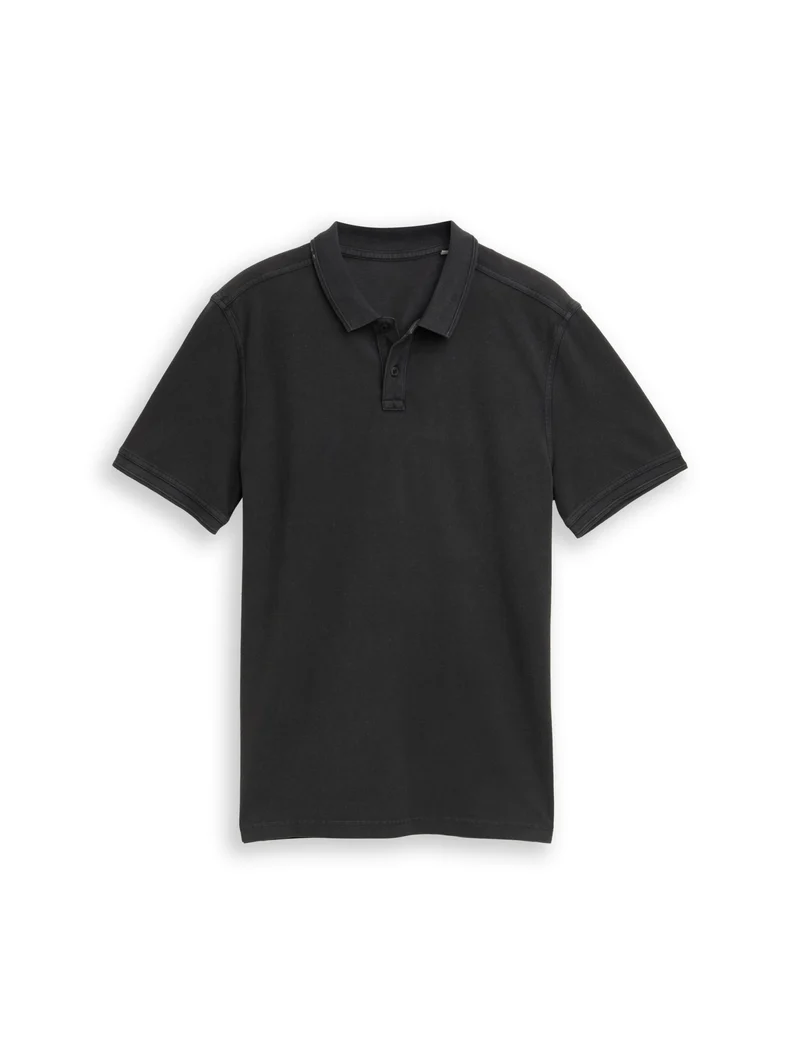 overdye polo, Black