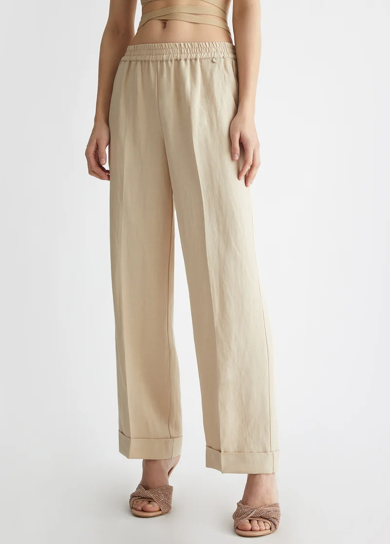 Linen Blend Trousers
