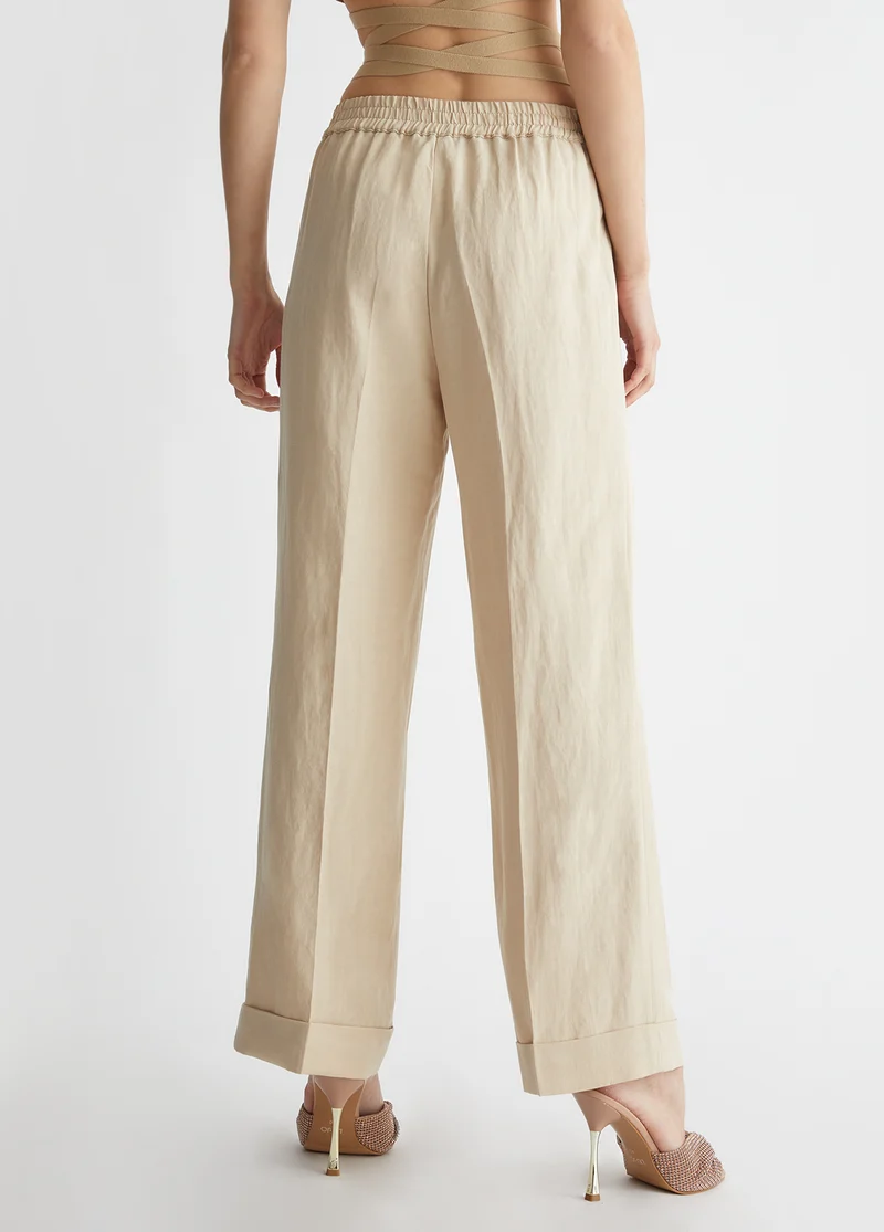 Linen Blend Trousers