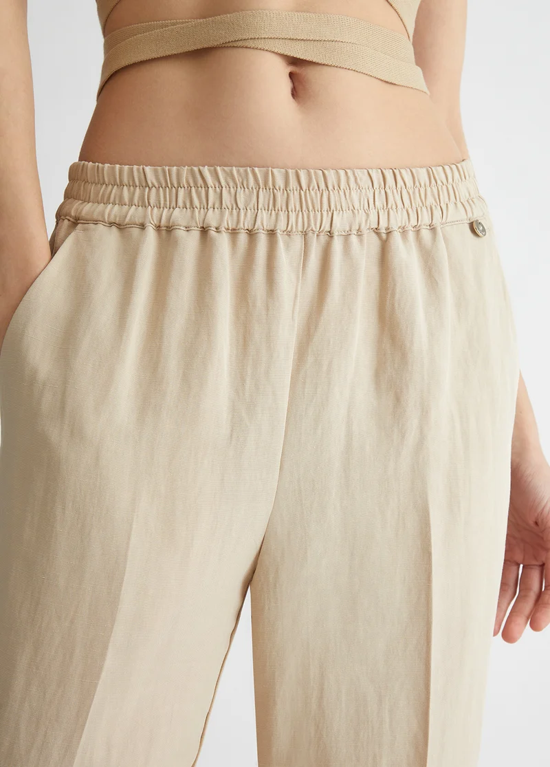 Linen Blend Trousers