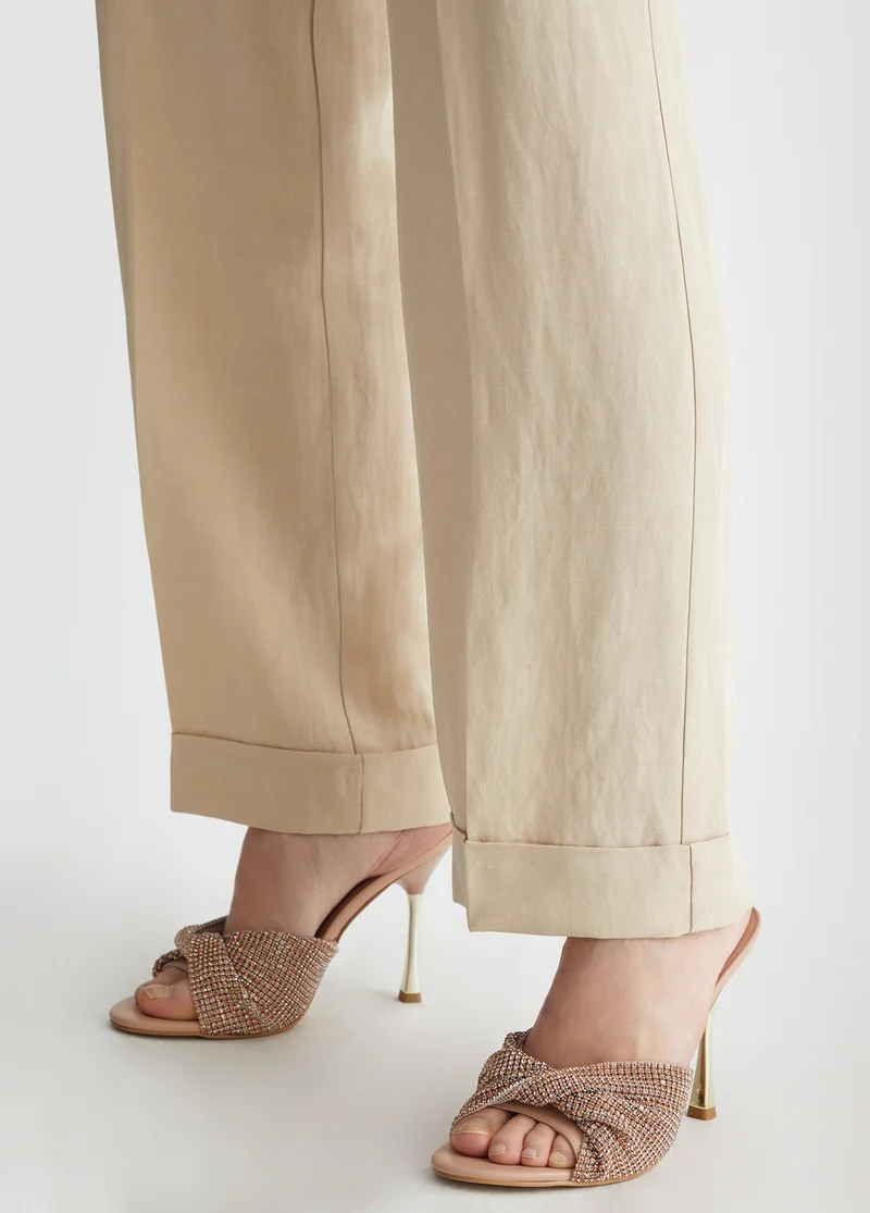 Linen Blend Trousers