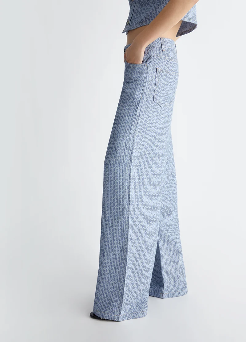 Baggy Jacquard Jeans