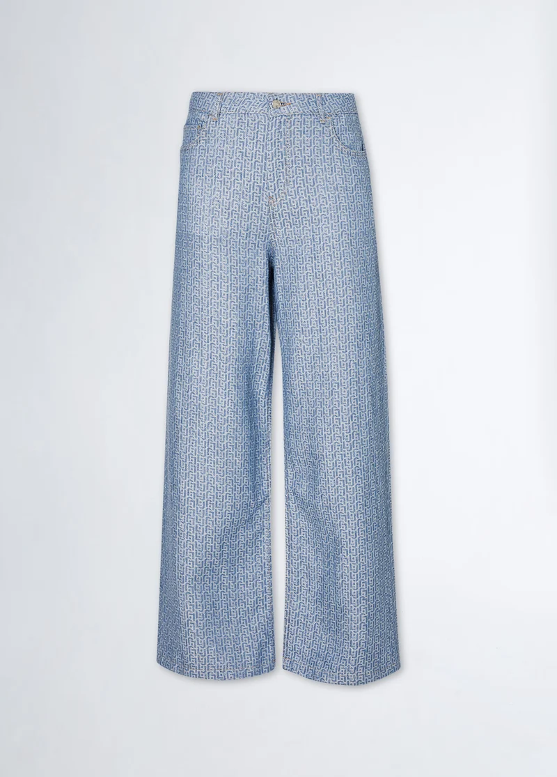 Baggy Jacquard Jeans