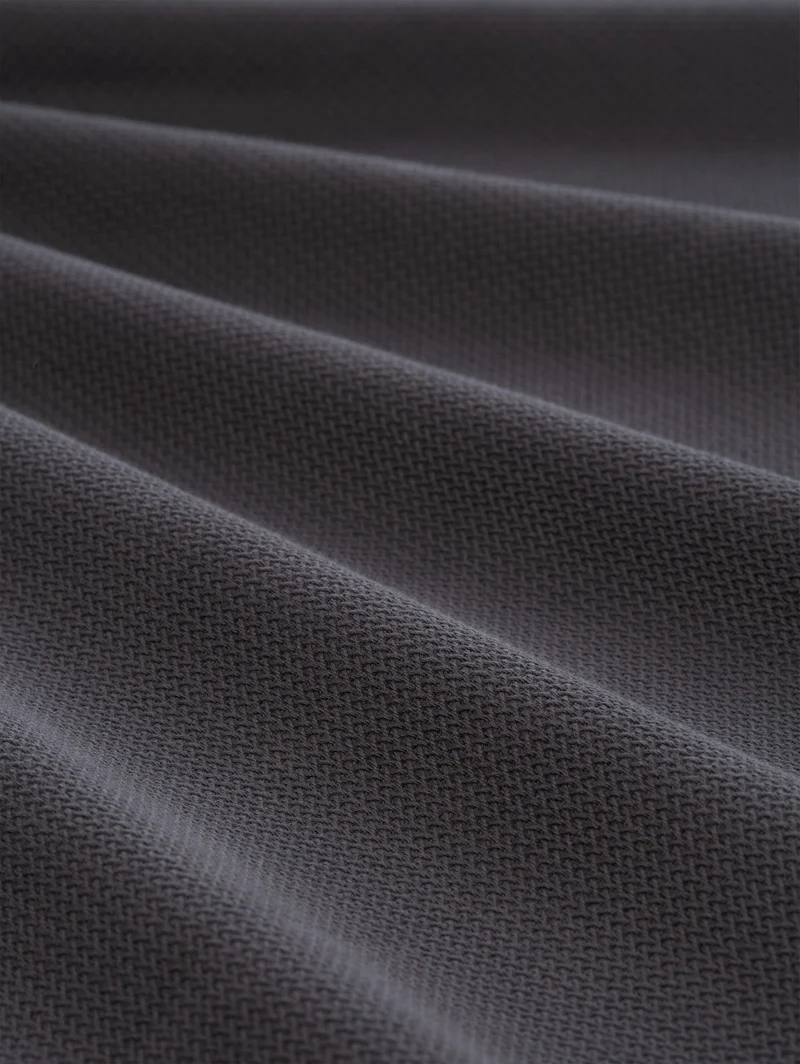 structured stand-up sweat jack, Tarmac Grey