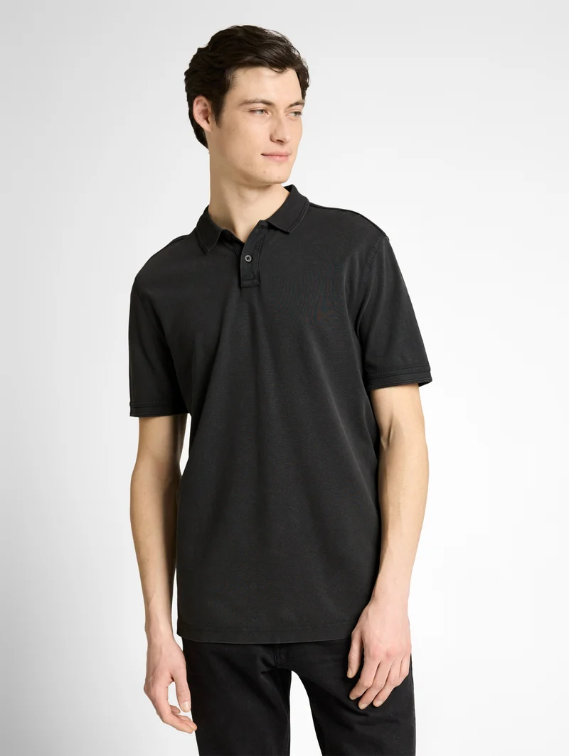 overdye polo, Black