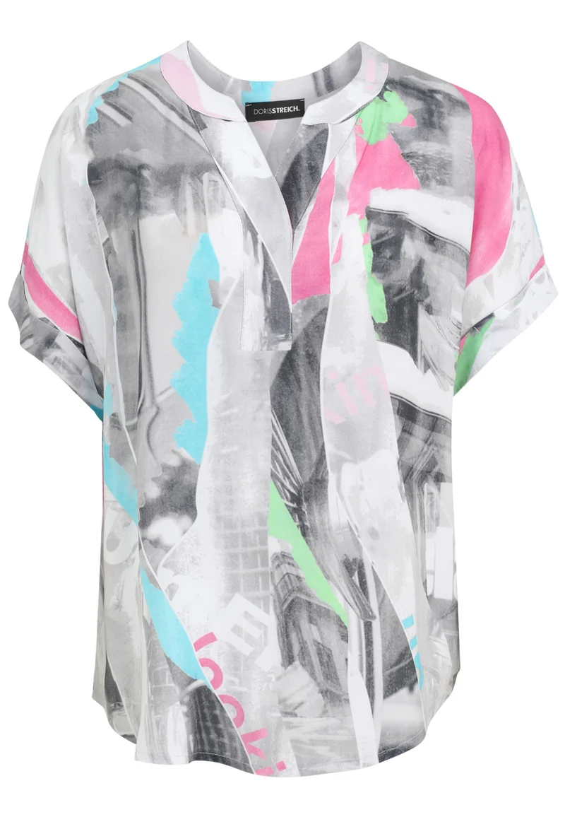 Bluse 1/2 Arm, Multicolor