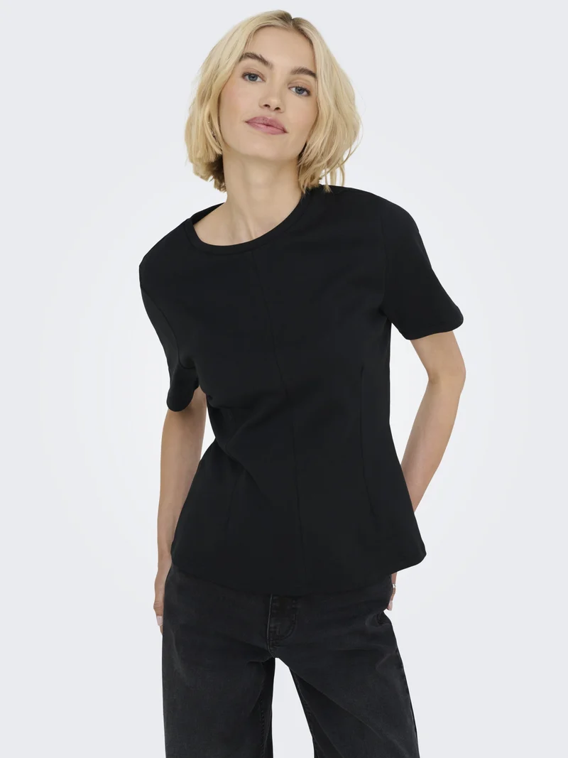 JDYEVA S/S TOP JRS, Black