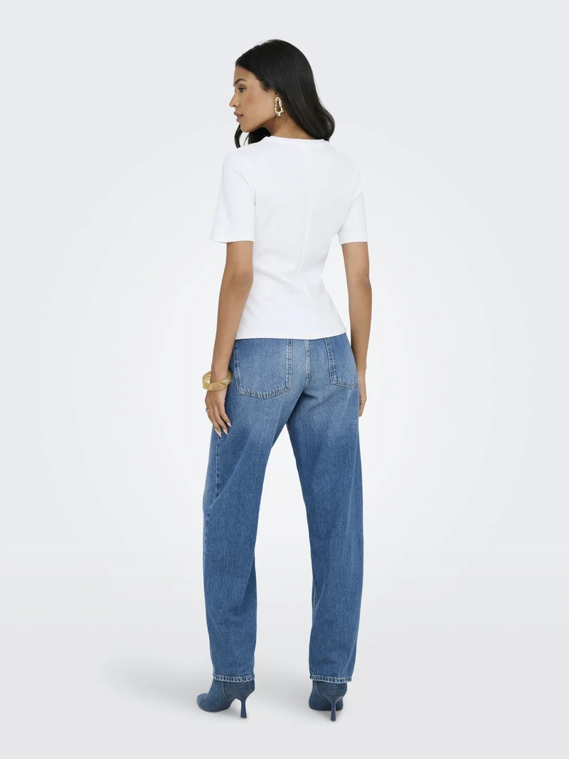 JDYEVA S/S TOP JRS, White