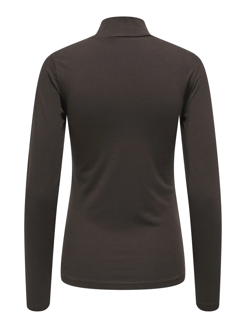 JDYAVA NEW TURTLENECK TOP JRS NOOS, Chocolate Torte