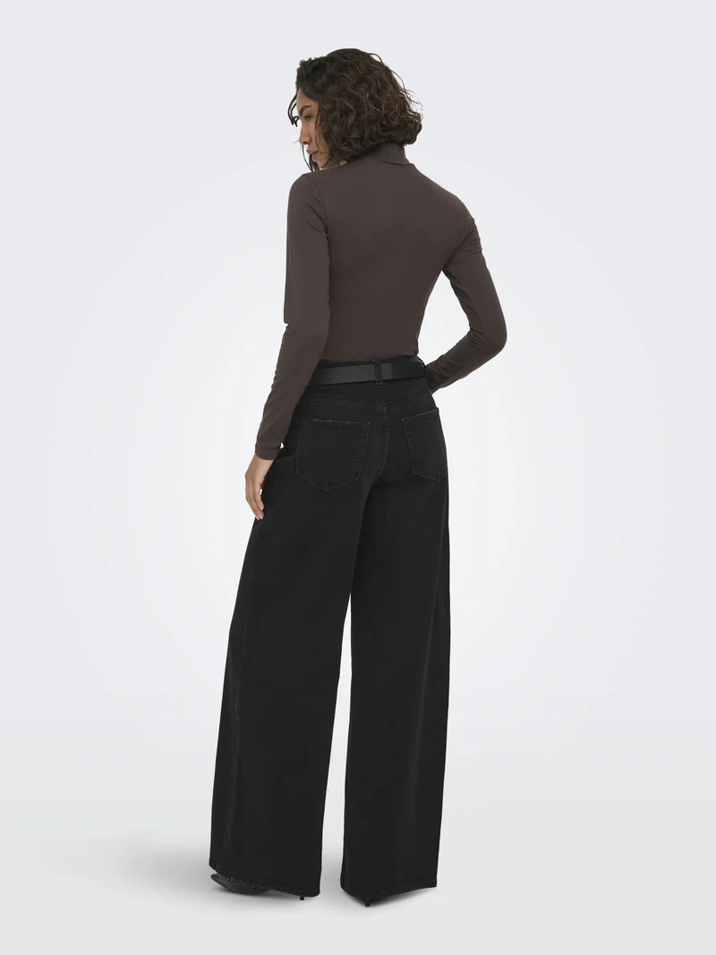 JDYAVA NEW TURTLENECK TOP JRS NOOS, Chocolate Torte