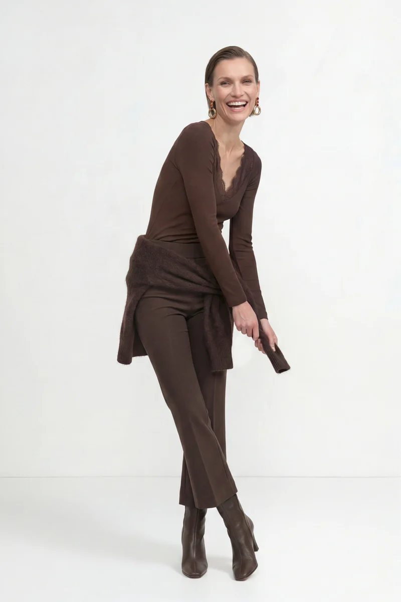 Lace Longsleeve, chocolate torte