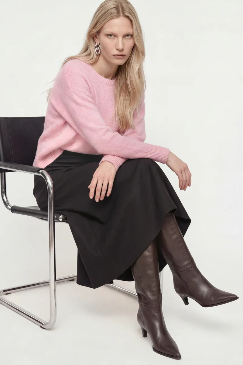 Cozy Boat NK Long SLVS, powder rosé