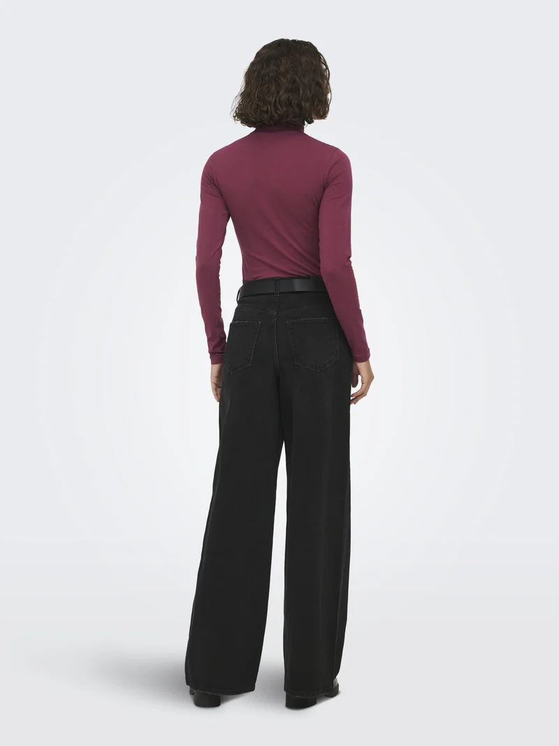 JDYAVA NEW TURTLENECK TOP JRS NOOS, Windsor Wine