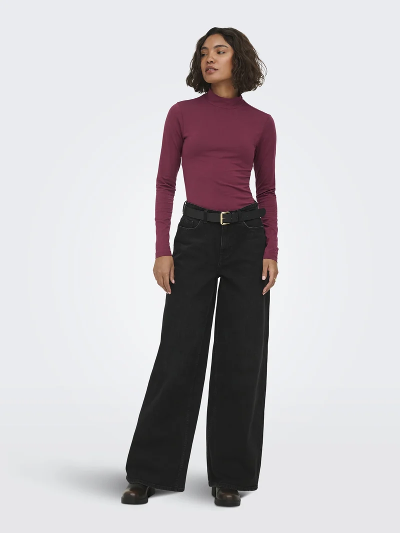 JDYAVA NEW TURTLENECK TOP JRS NOOS, Windsor Wine