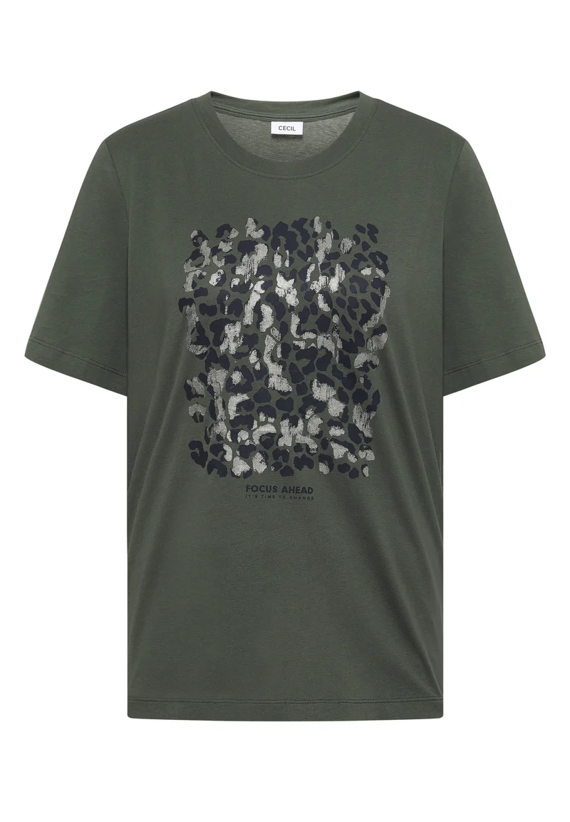 Basic Leo FP T-Shirt, dried olive green