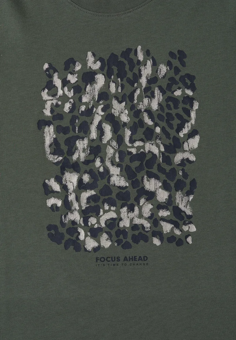 Basic Leo FP T-Shirt, dried olive green