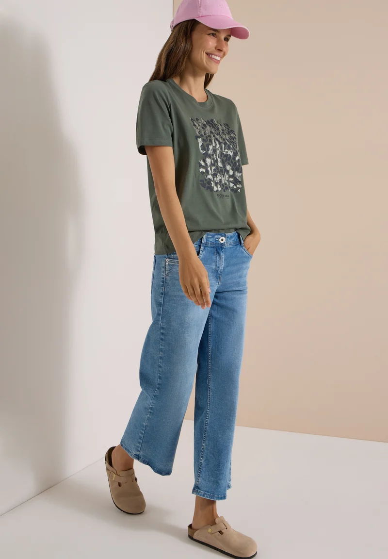 Basic Leo FP T-Shirt, dried olive green