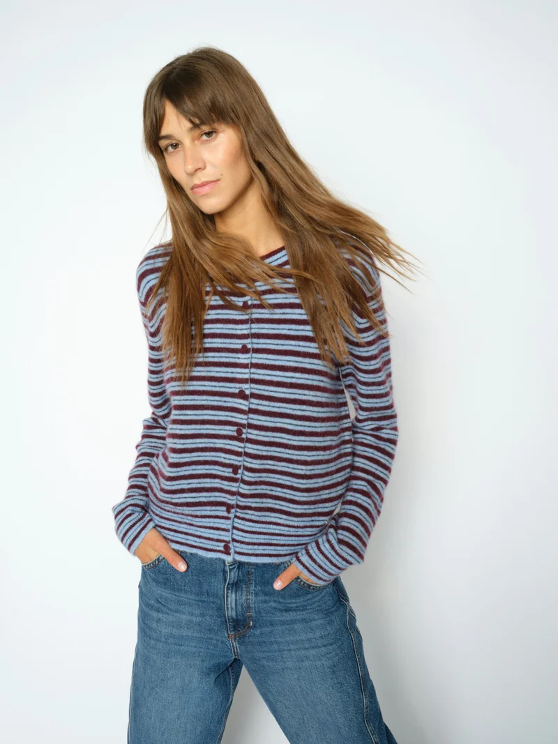 MMMilvi Stripe Cardigan