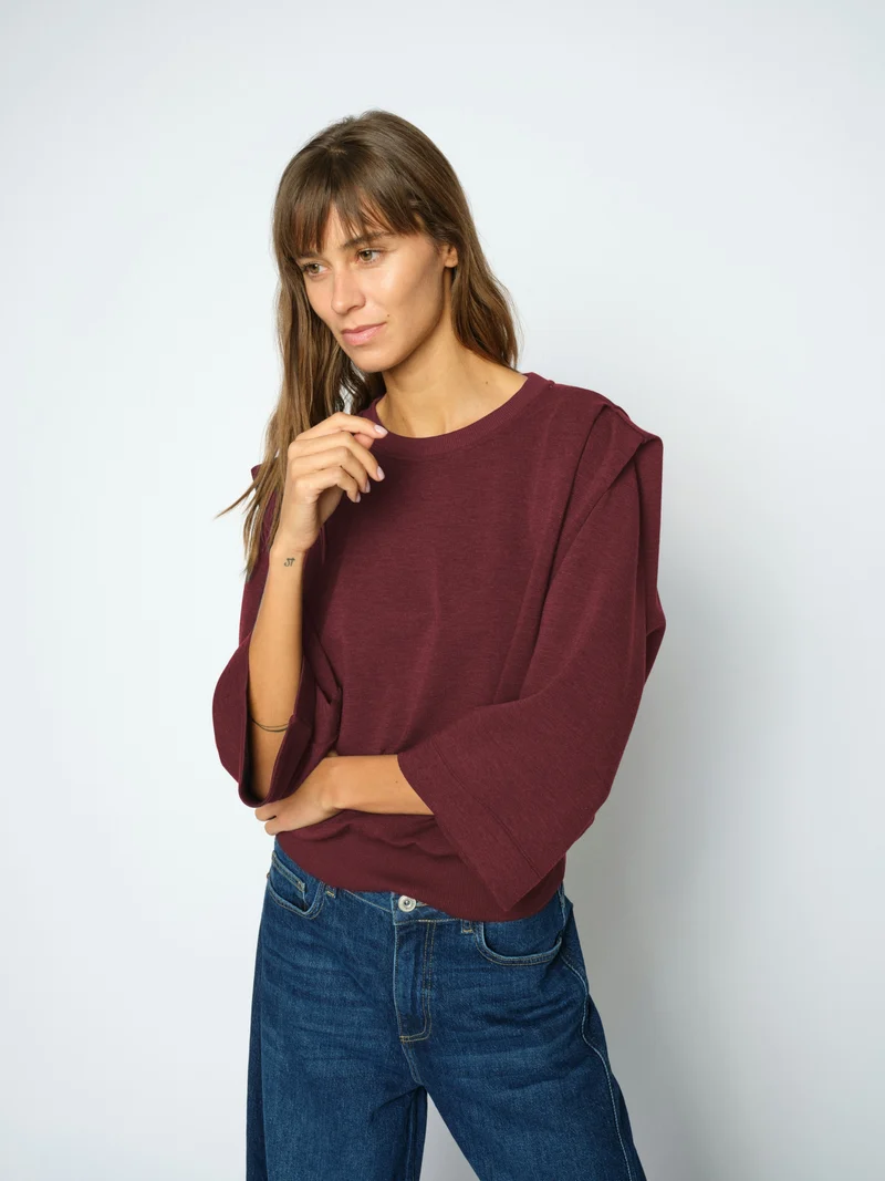 MMMae O-3/4 Sleeve Sweatshirt