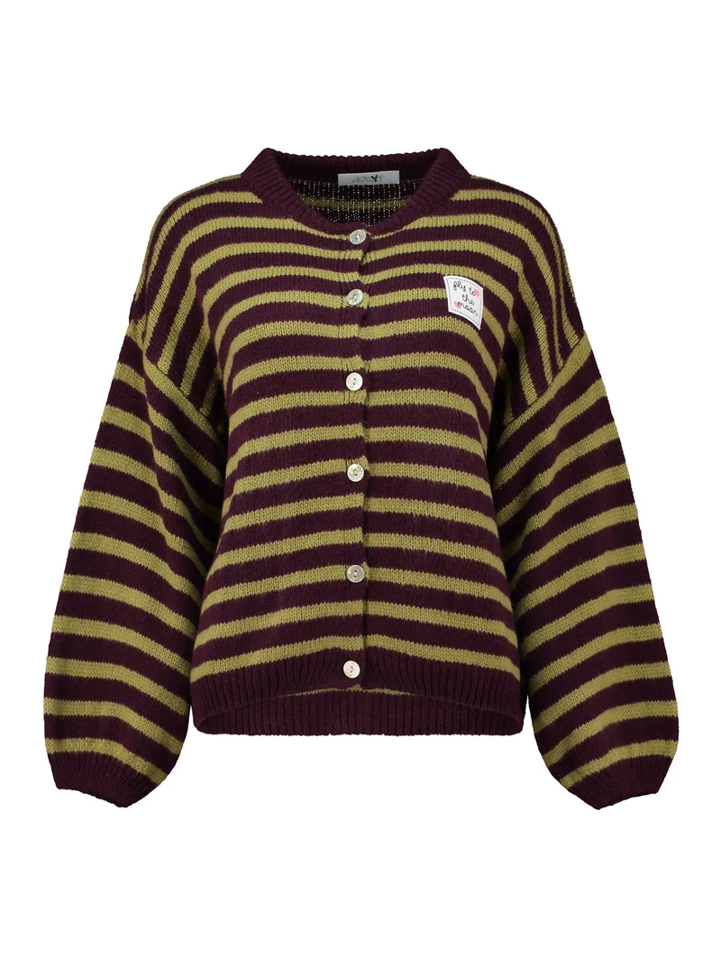LS A CD Av44a, dcherry/avocado stripe