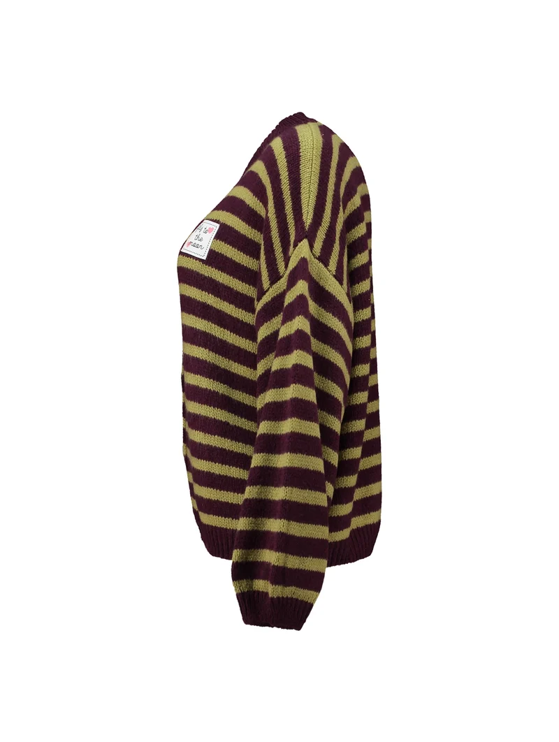 LS A CD Av44a, dcherry/avocado stripe