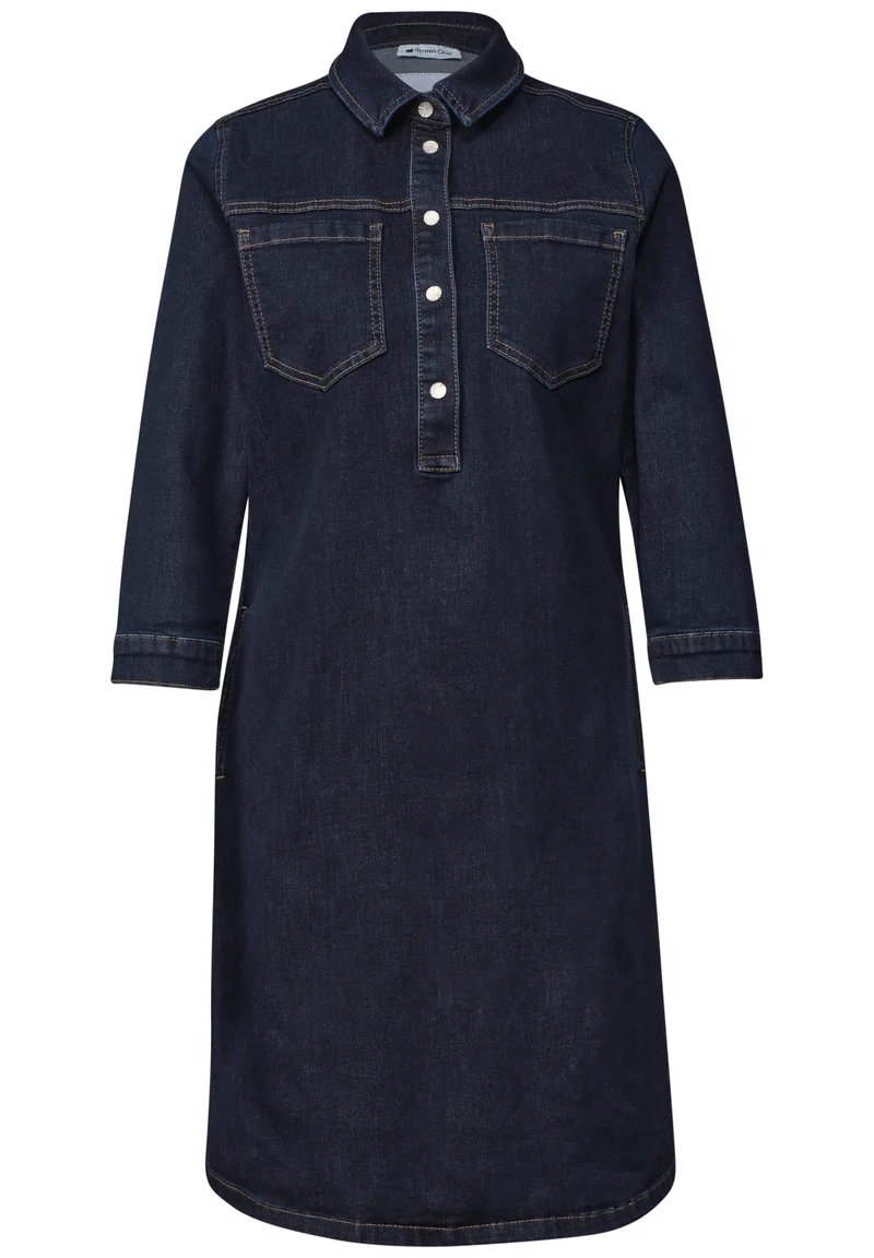 Style Denim Dress,rinse wash, Rinse Soft Washed