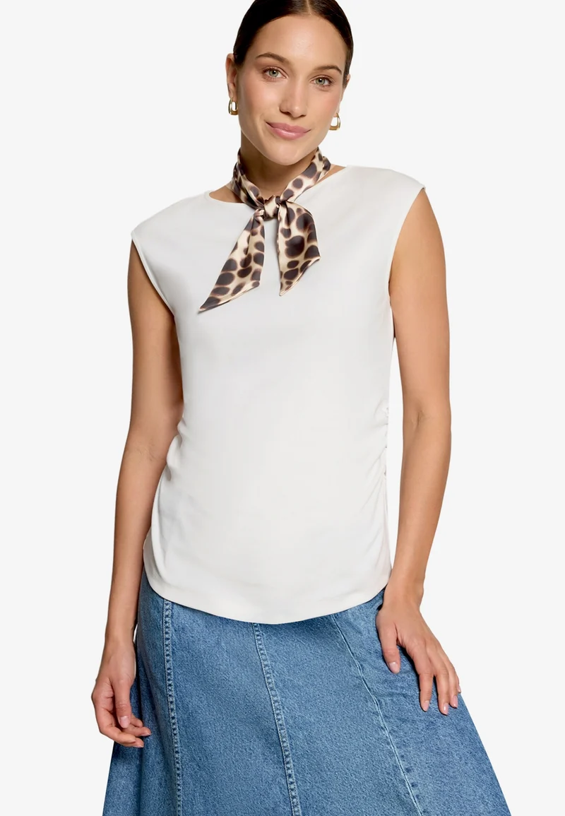 Shirt Kurz ohne Arm, Offwhite