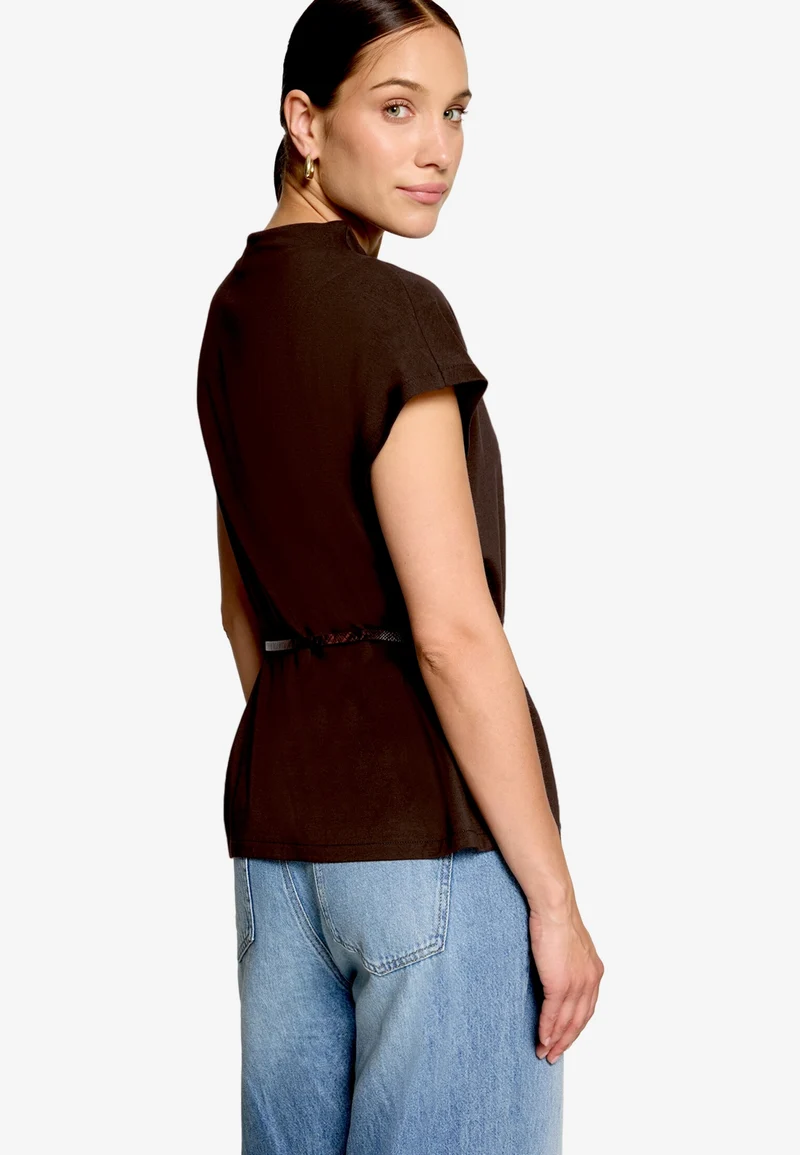 Shirt Kurz 1/2 Arm, Chocolate Plum