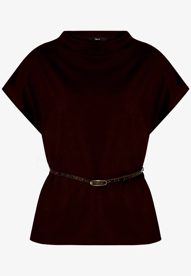 Shirt Kurz 1/2 Arm, Chocolate Plum
