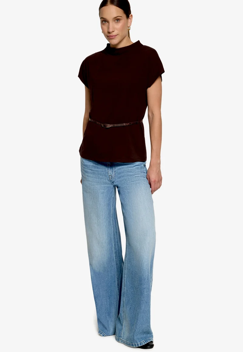 Shirt Kurz 1/2 Arm, Chocolate Plum
