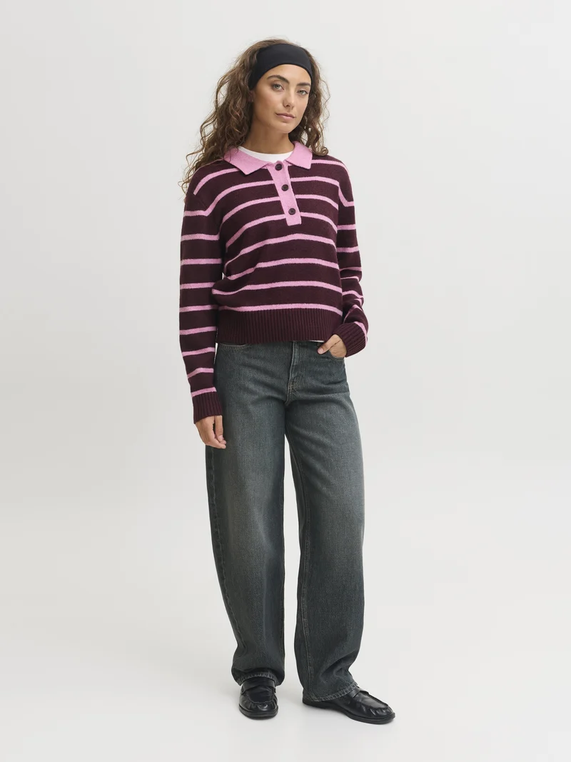 JXRUBY POLO NECK KNIT SN, Orchid Smoke