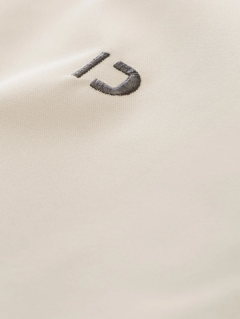 stand-up collar blouson, Dusty Beige