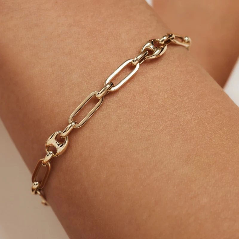 Isabel Bernard Aidee Demie 14 Karat | Gold Kettenarmband IB320095