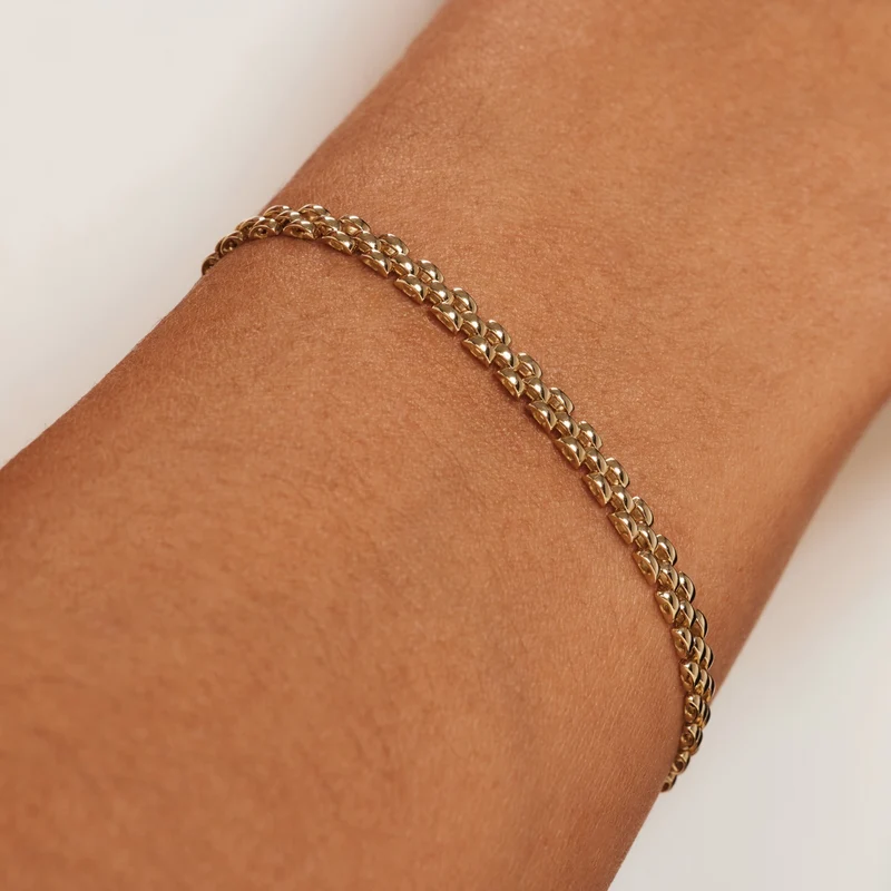 Isabel Bernard Aidee Rosine 14 Karat | Gold Kette Armband IB320137