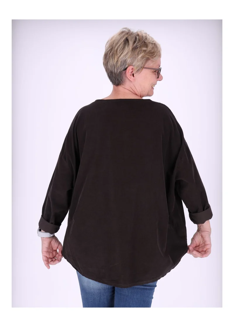 Damen Shirt Babycord von Splash of Color