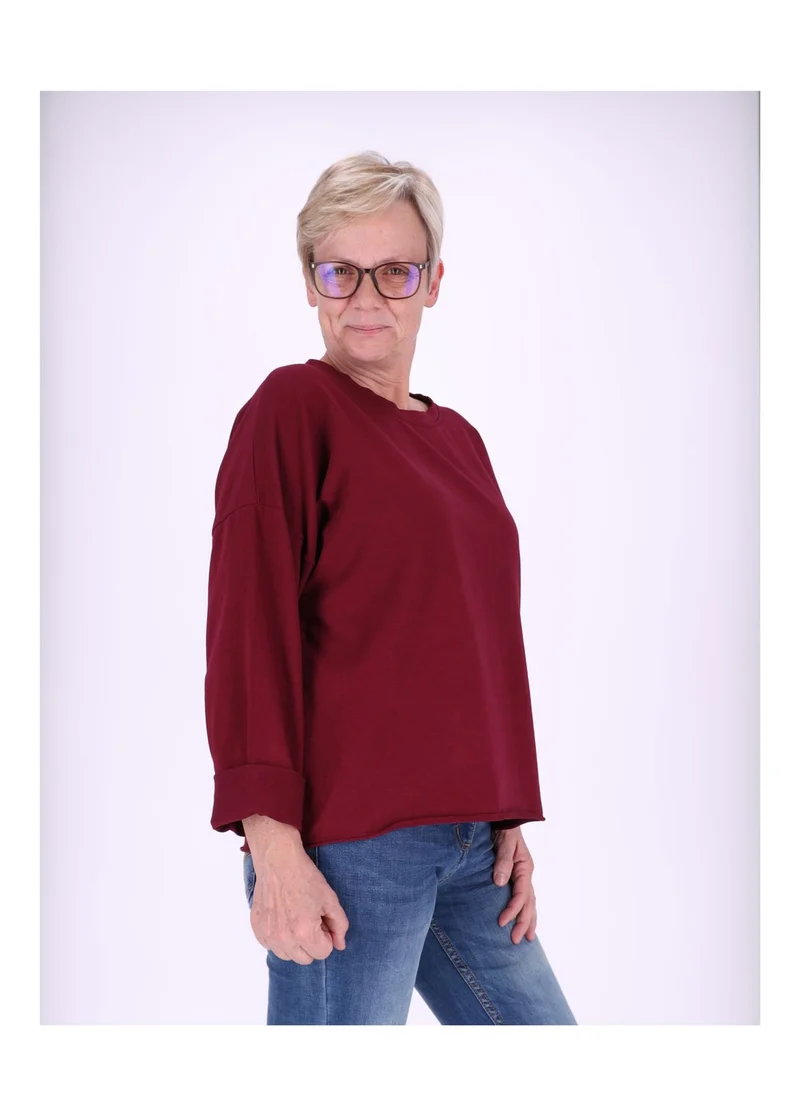 Splash of Color Sweatshirt Damen Raglanärmel