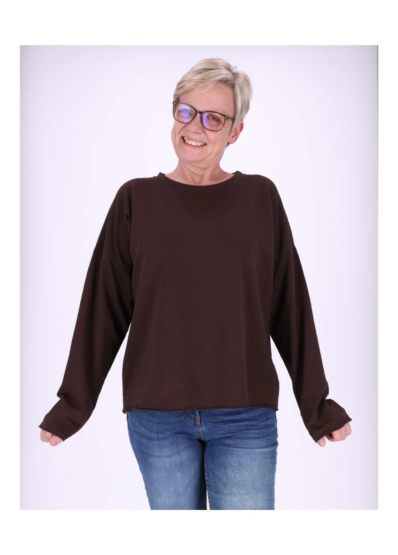 Splash of Color Sweatshirt Damen Raglanärmel