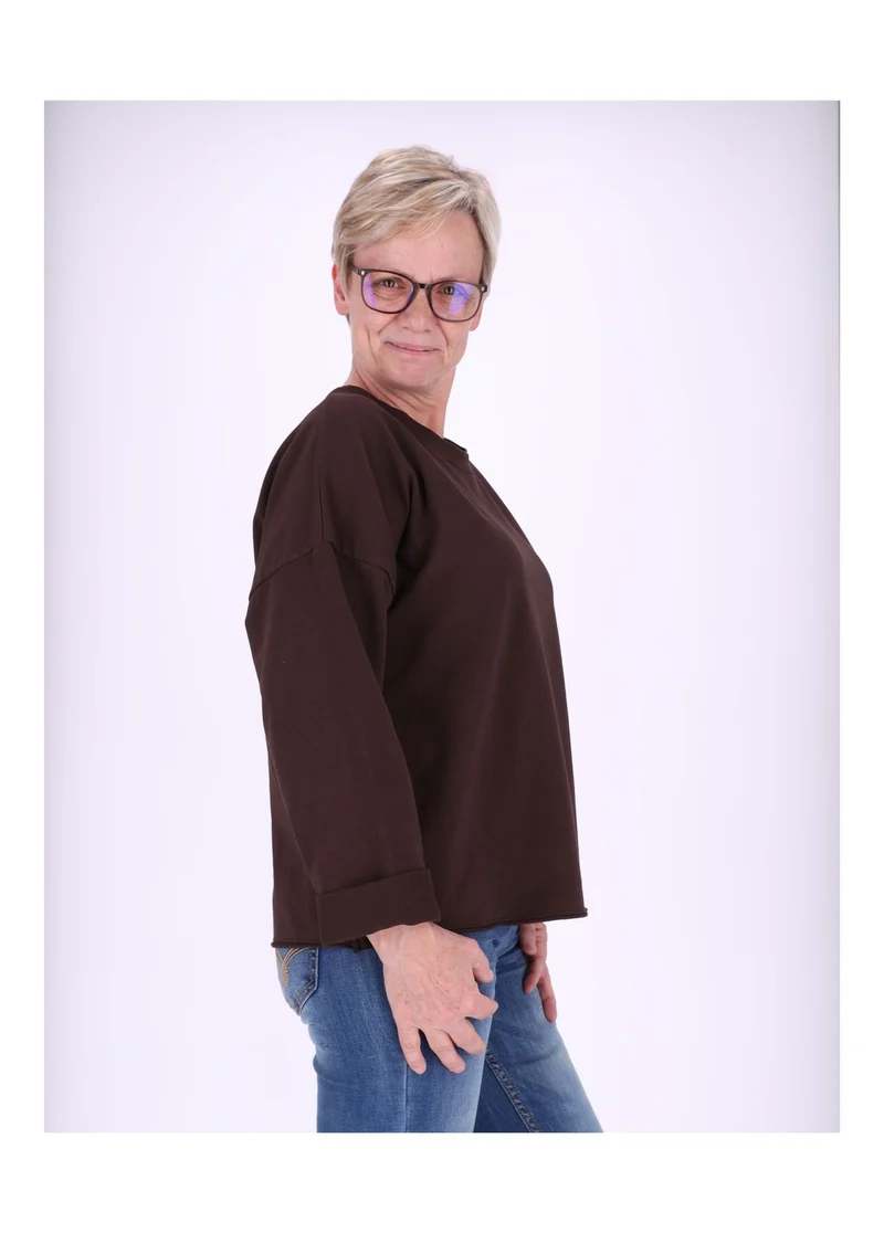 Splash of Color Sweatshirt Damen Raglanärmel