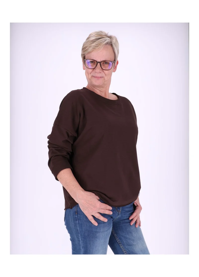 Splash of Color Sweatshirt Damen Raglanärmel
