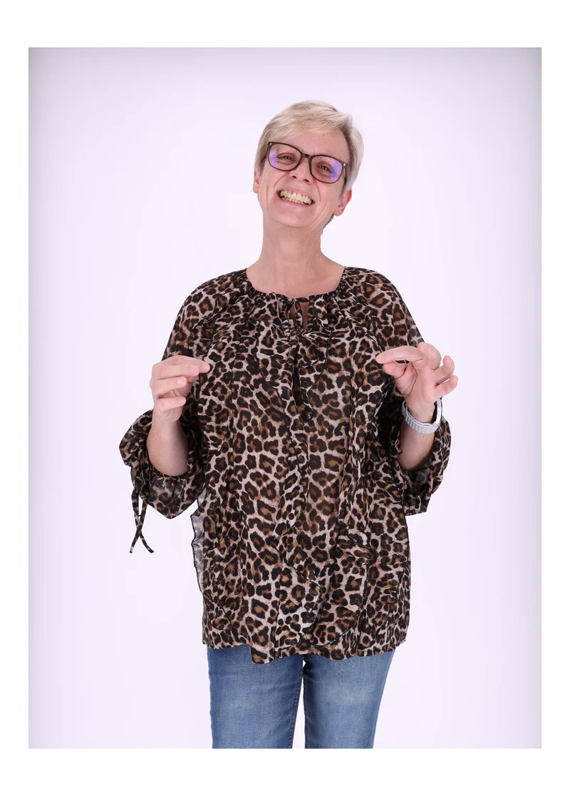 Blusenshirt Leo - Splash of Color