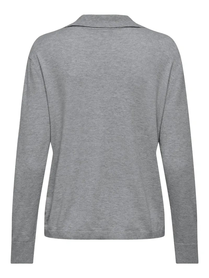 ONLY Strick Polo Pullover Damen