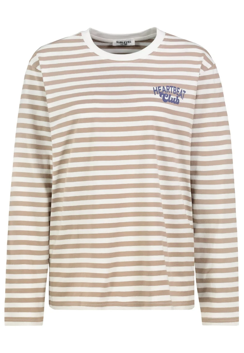 DOB Langarm T-Shirt Damen lockerer Schnitt
